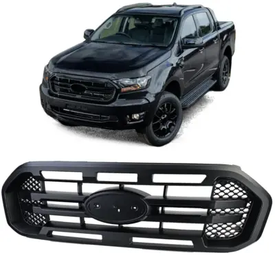 Griglia Sportiva Nera con Doppio Steccato per Ford Ranger T8 2019-2023
