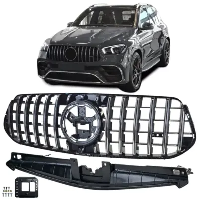 Griglia Sportiva Nera Cromata per Mercedes GLE V167 dal 2023