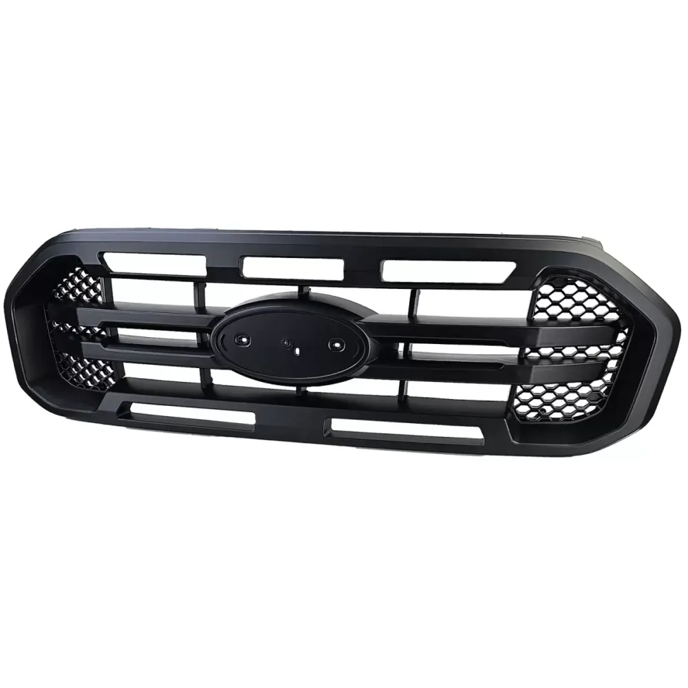 Griglia Sportiva Nera Doppia Barra per Ford Ranger T8 19-23 2.0 Tdci