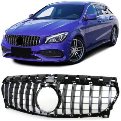 Griglia Sportiva Nera e Cromata per Mercedes CLA X117 2015-2019