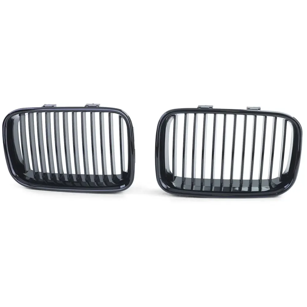 Griglia Sportiva Nera Lucida Anteriore per BMW Serie 3 E36 Pre-facelift 91-96
