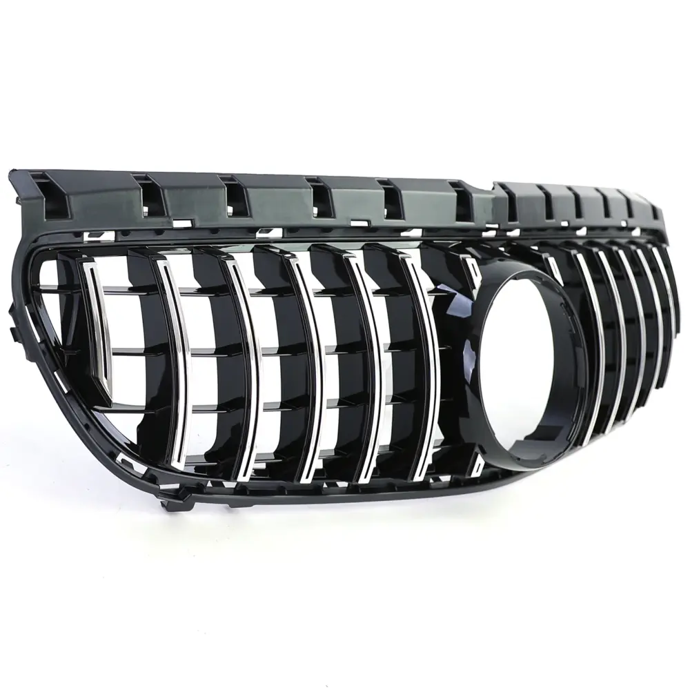 Griglia Sportiva Nera Lucida con Cromature per Mercedes Classe B W246 14-18
