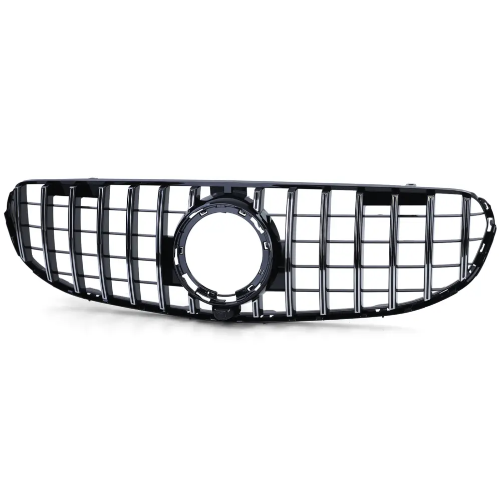 Griglia Sportiva Nera Lucida con Cromature per Mercedes GLC X253 C253 2019-2022