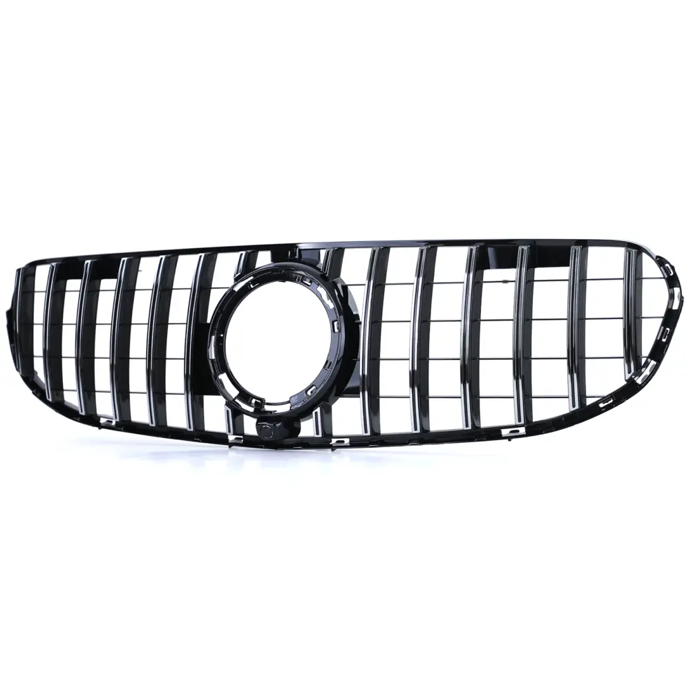 Griglia Sportiva Nera Lucida con Cromature per Mercedes GLC X253 C253 2019-2022