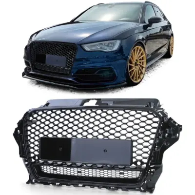 Griglia Sportiva Nera Lucida per Audi A3 8V 2012-2016