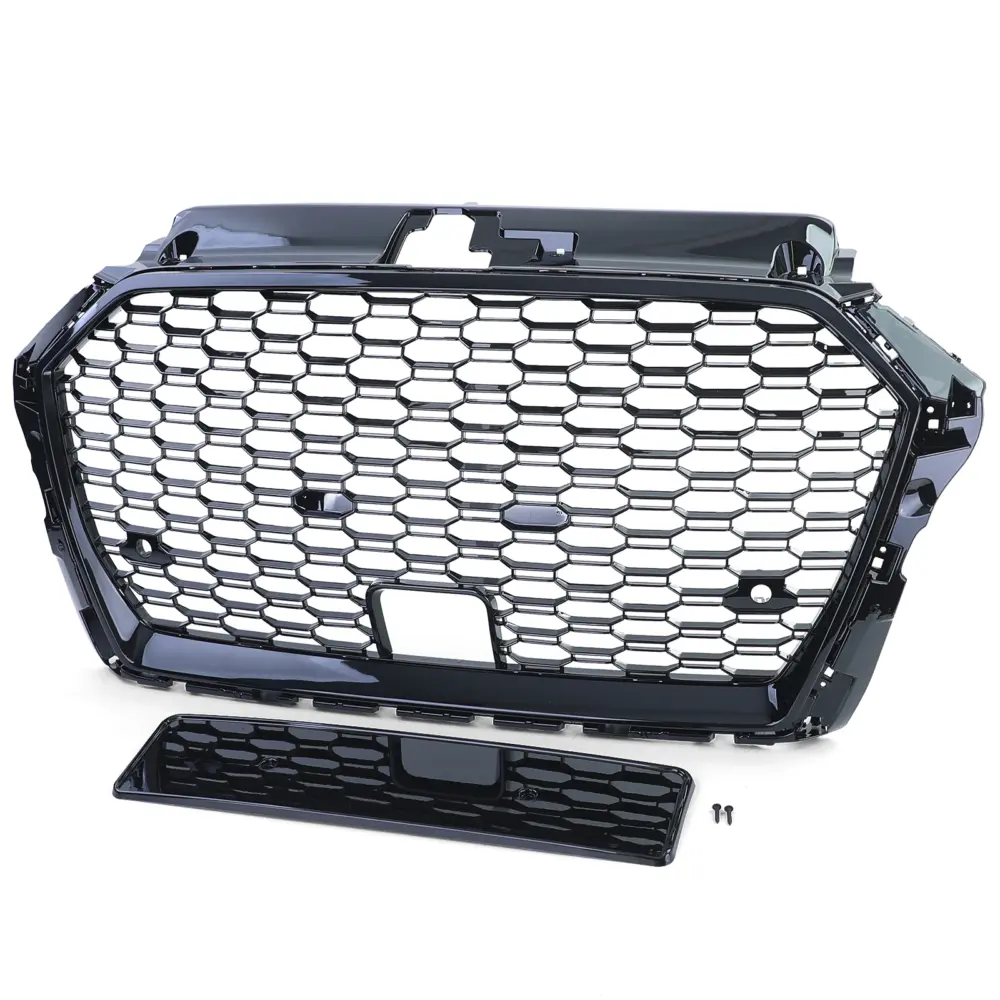 Griglia Sportiva Nera Lucida per Audi A3 8V 2016-2020 con ACC