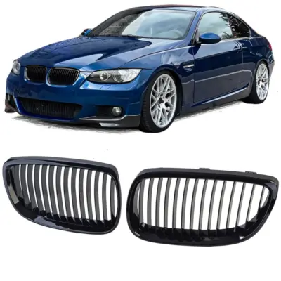 Griglia Sportiva Nera Lucida per BMW Serie 3 E92 E93 Coupé Cabrio 2005-2009