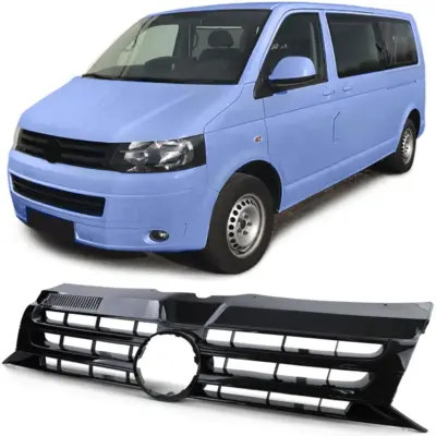 Griglia Sportiva Nera Lucida per Volkswagen Bus T5 2009-2015