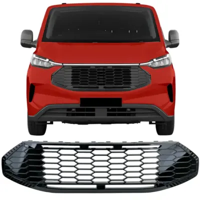 Griglia Sportiva Nera Lucida Senza Emblema per Ford Transit Custom/Tourneo
