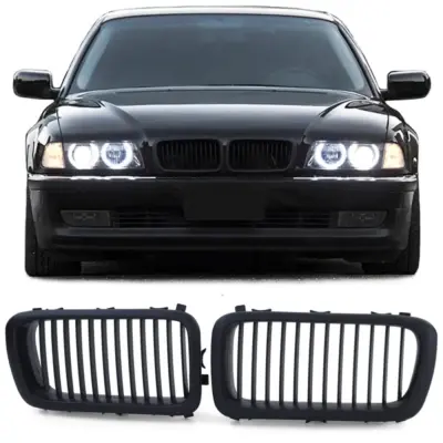 Griglia Sportiva Nera Opaca Anteriore per BMW Serie 7 E38 94-01