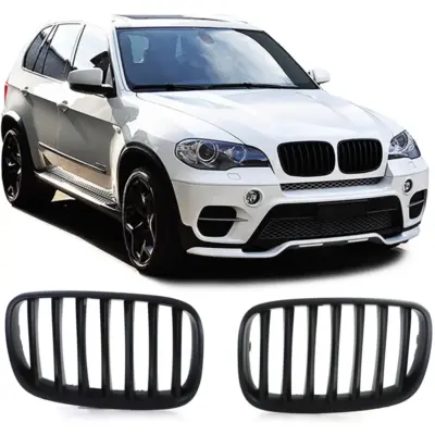 Griglia Sportiva Nera Opaca per BMW X5 E70 X6 E71 2006-2013