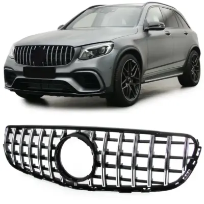Griglia Sportiva Nero Cromato per Mercedes GLC Coupe C253 X253 15-19