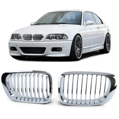 Griglia Sportiva Performance Cromata per BMW Serie 3 E46 99-03