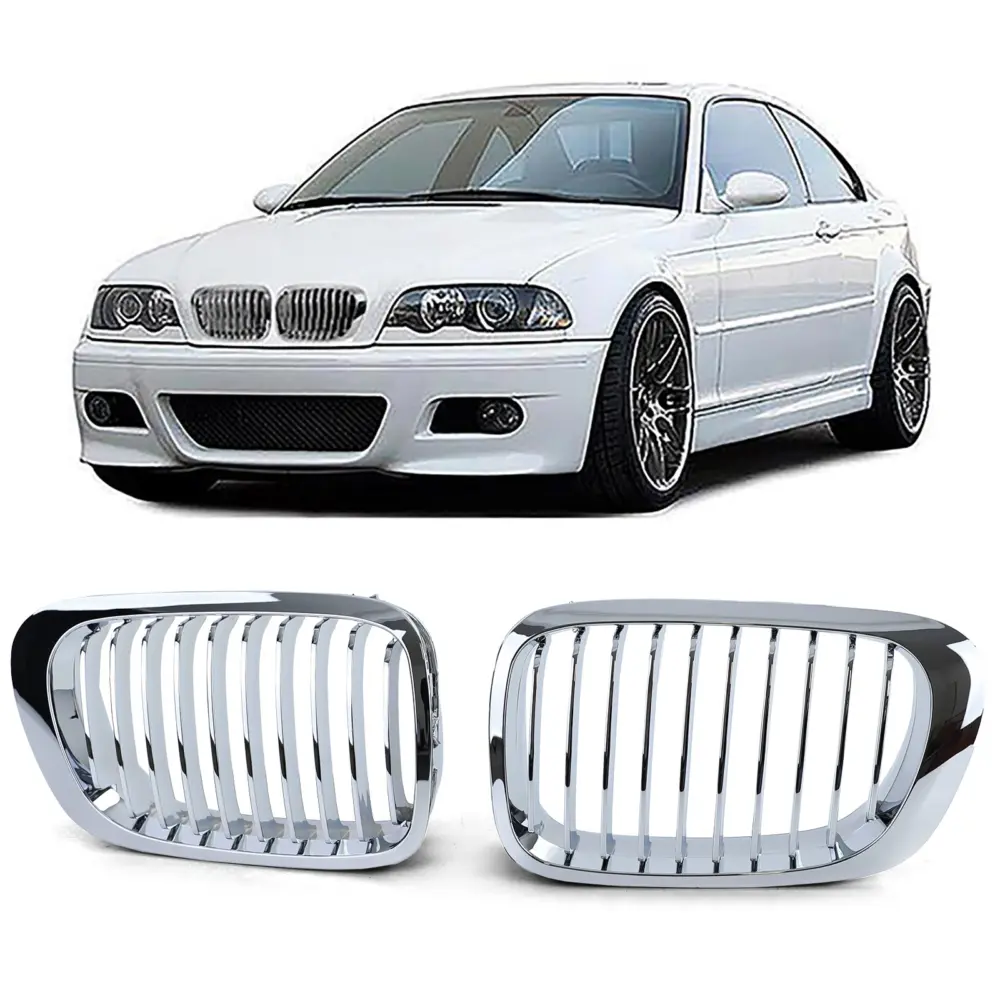 Griglia Sportiva Performance Cromata per BMW Serie 3 E46 99-03