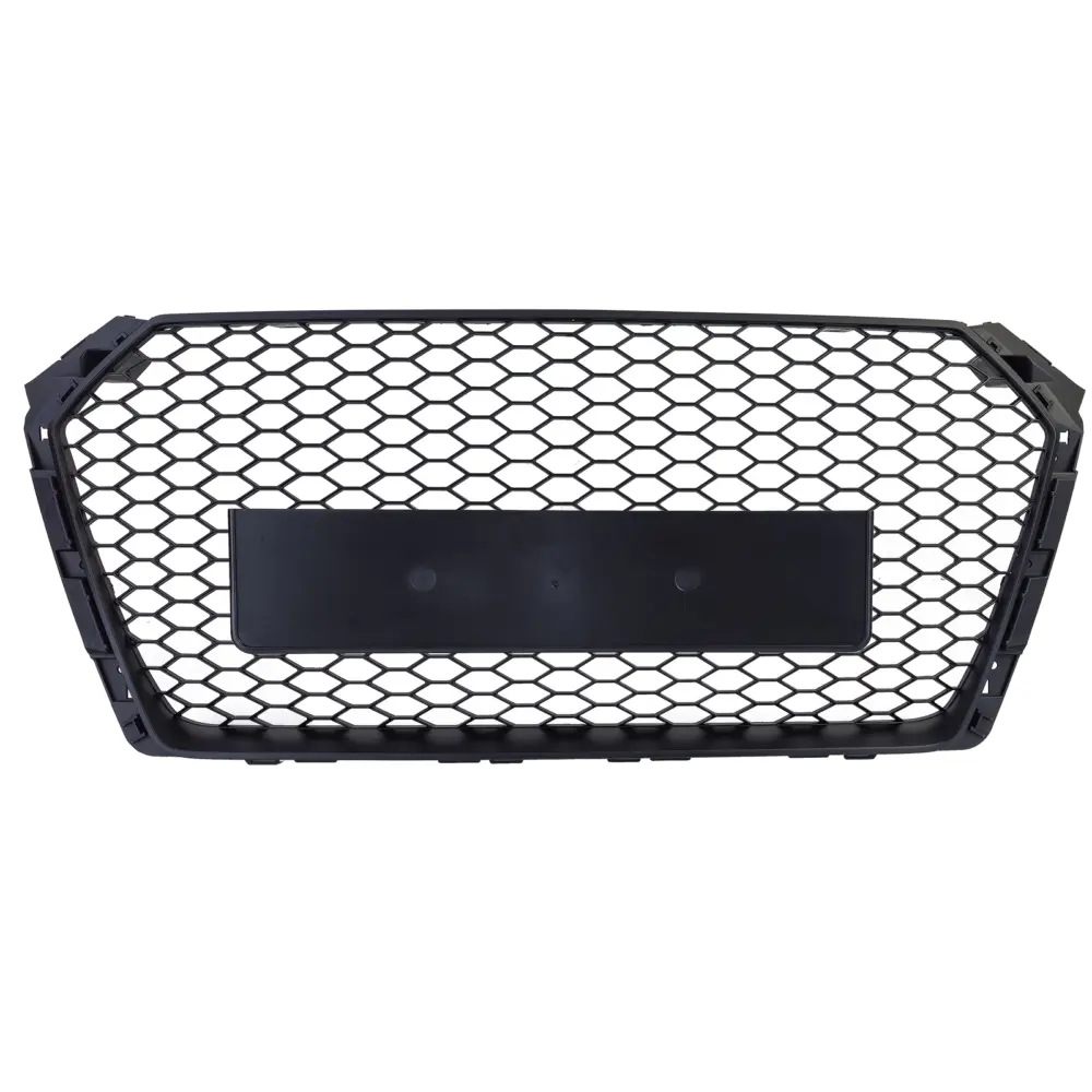 Griglia Sportiva Senza Emblema Design a Nido D'ape per Audi A4 B9 8W 2015-19