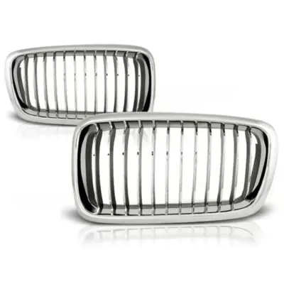 Griglie Doppie Cromate a Coste per BMW Serie 7 E38 1994-2001 Touring