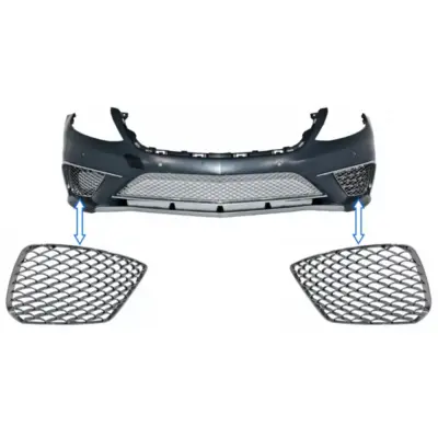 Griglie Laterali Cromate Paraurti Anteriore per Mercedes Classe S W222
