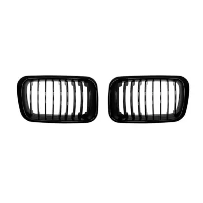 Griglie M3 Tipo con Stecche Singole Nero Lucido per BMW Serie 3 E36 1991-1996