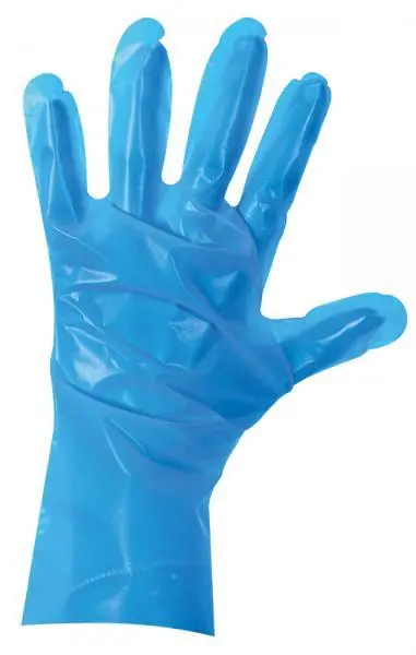 Guanti monouso blu in nitrile taglia M protezione antiruggine impermeabili