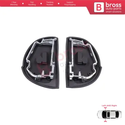 Guarnizione Gomma Cornice Metallo Specchietto Laterale Dx Sx per Mercedes W210