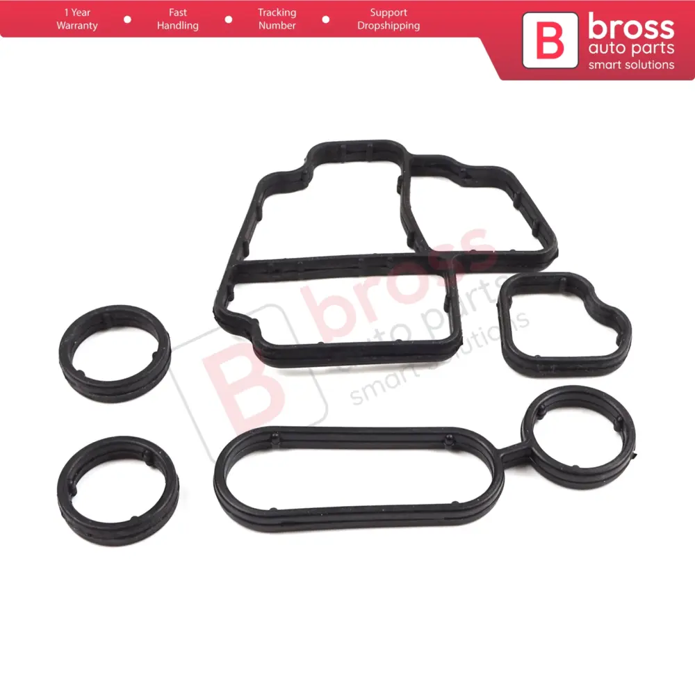 Guarnizione Supporto Filtro Olio con O-ring Raffreddatore per Audi Seat Skoda