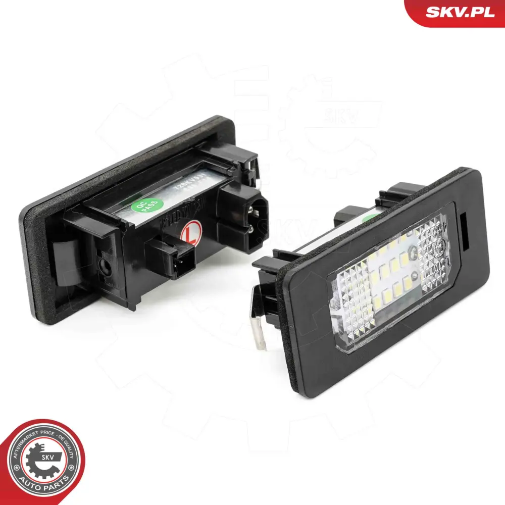 Illuminazione della targa a LED per BMW Serie 3 (E46 E92) 5 (E39) 63267165646