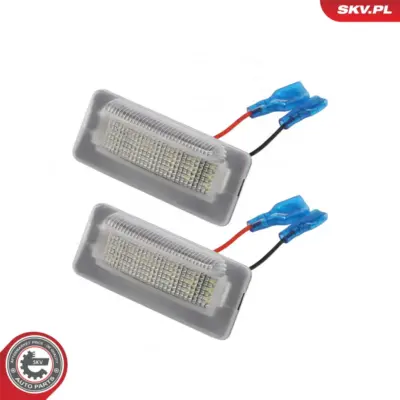 Illuminazione della targa a LED per Mercedes Sprinter 3-t Bus (B903) 6318200256