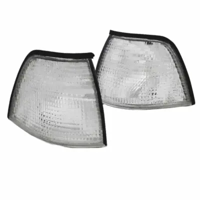 Indicatori Anteriori Bianchi 2 Pezzi per BMW 3 E36 90-99 Berlina/compact/touring