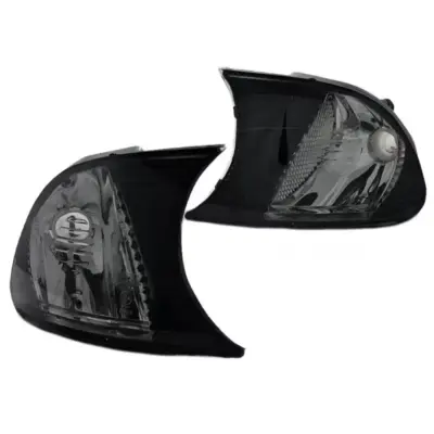 Indicatori Anteriori Fumé 2 Pezzi per BMW 3 E46 Coupe Cabrio 01-03
