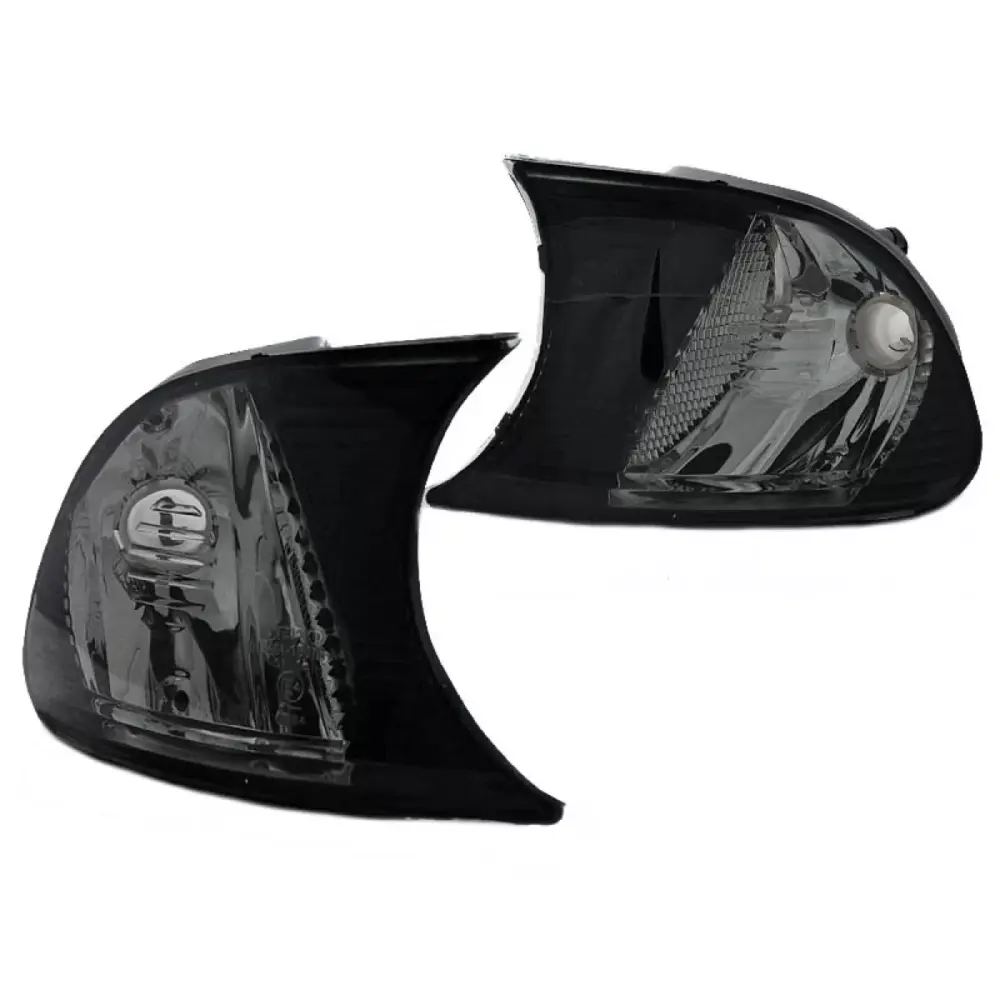 Indicatori Anteriori Fumé 2 Pezzi per BMW 3 E46 Coupe Cabrio 01-03