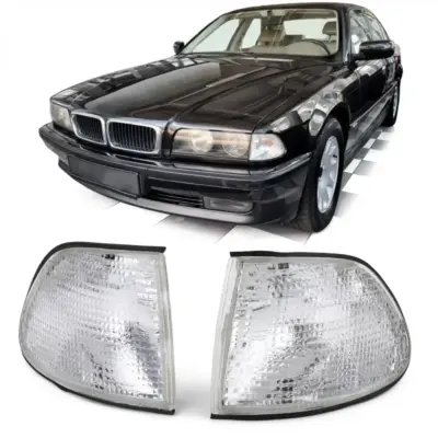 Indicatori Bianchi Anteriori Destro e Sinistro per BMW Serie 7 E38 94-98