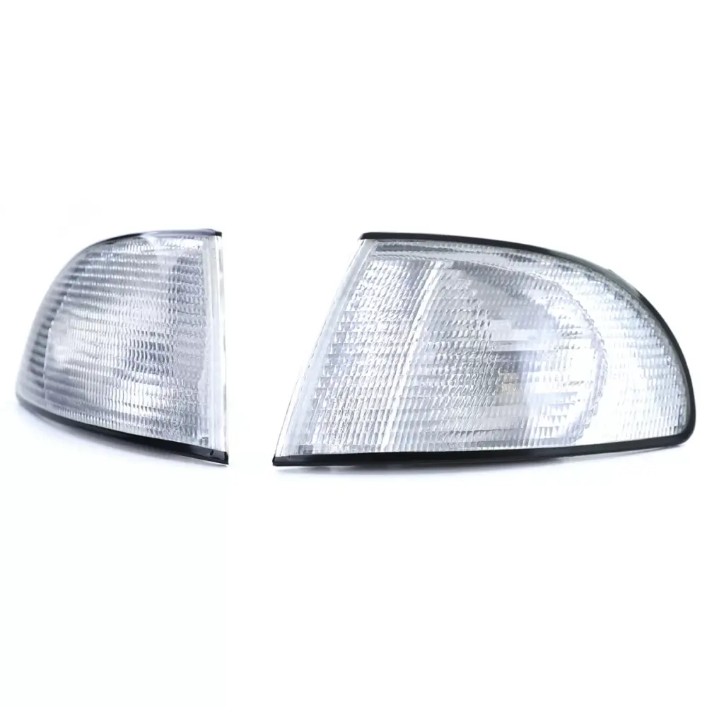 Indicatori Bianchi Coppia Anteriore Sinistro Destro per Audi A4 B5 94-01