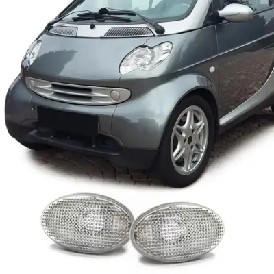 Indicatori Laterali Bianchi Anteriori Coppia per Mercedes Classe A W168 97-04