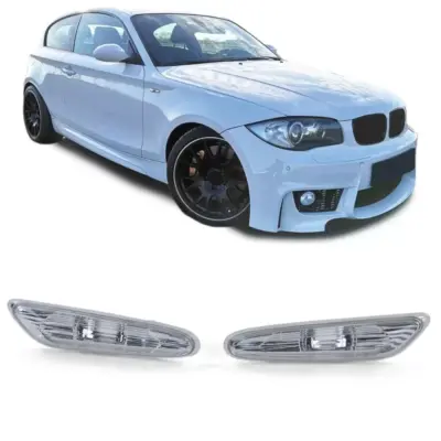 Indicatori Laterali Bianchi Coppia per BMW X1 E84 09-12 E81 E87 04-12