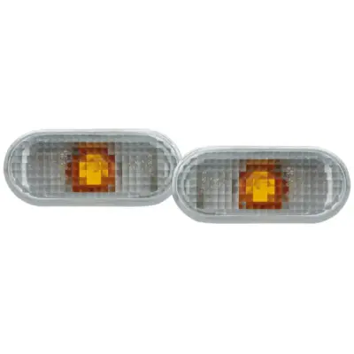 Indicatori Laterali Bianchi Coppia per VW Lupo Bora Golf 4 Passat 3B Seat Arosta