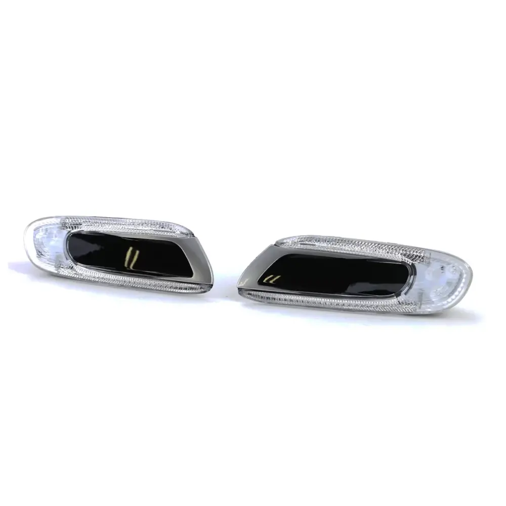 Indicatori Laterali LED Argento Nero per Mini One Cooper S F55 F56 F57 2014-2021