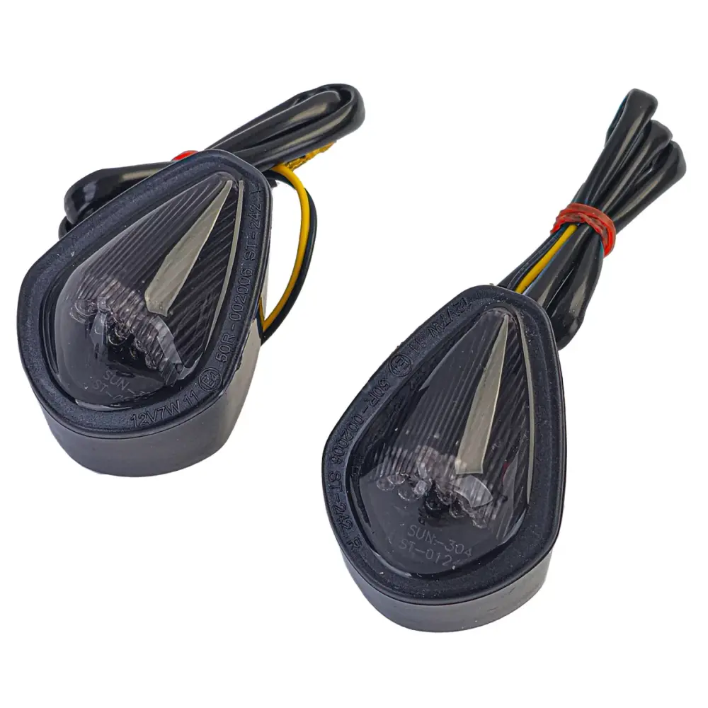 Indicatori LED Fumé Superficie per Honda CBF125 125r 250r E-mark