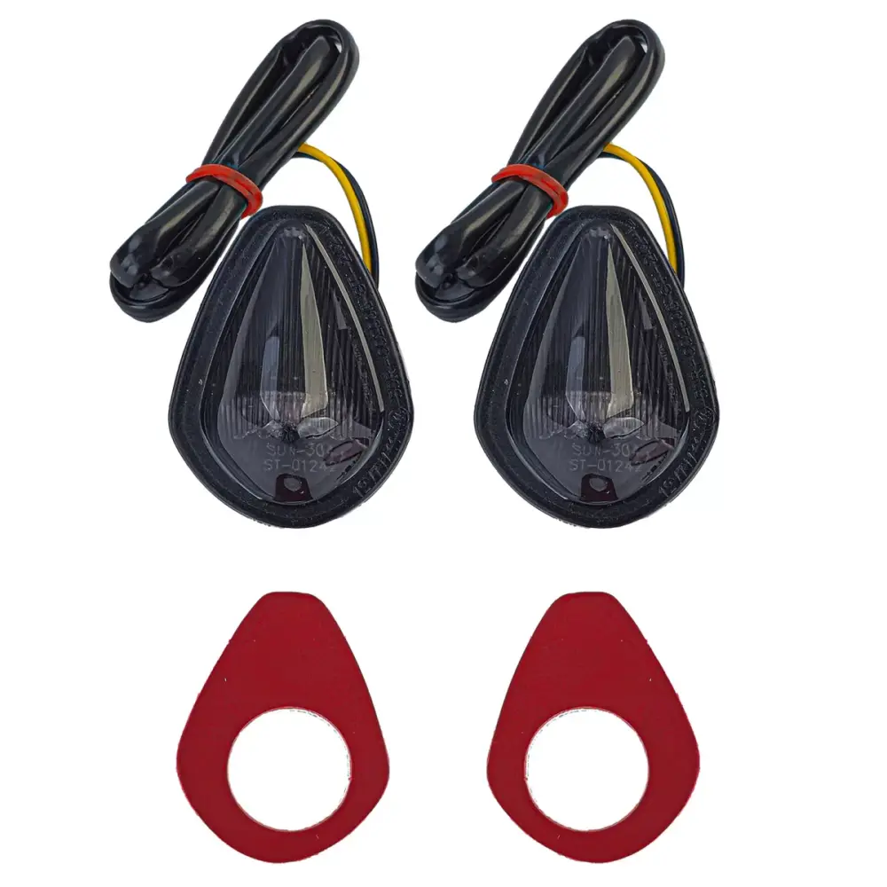 Indicatori LED Fumé Superficie per Honda CBF125 125r 250r E-mark