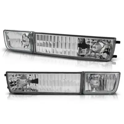 Indicatori Paraurti Cromati Anteriori Dx e Sx per VW Golf Iii 1991-1997 Vento