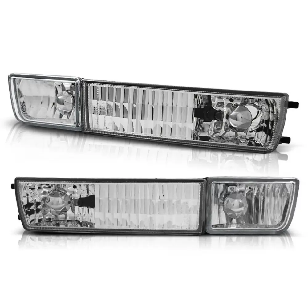 Indicatori Paraurti Cromati Anteriori Dx e Sx per VW Golf Iii 1991-1997 Vento