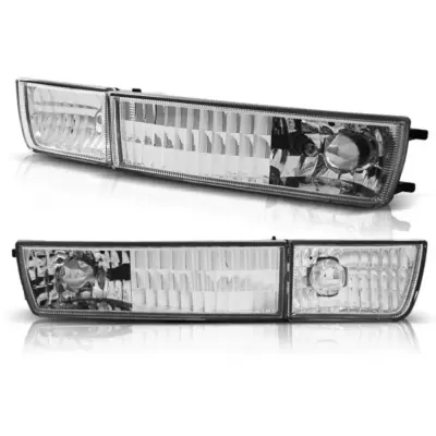 Indicatori Tuning Cromati Anteriori Sinistro e Destro per VW Golf 3 1991-1997