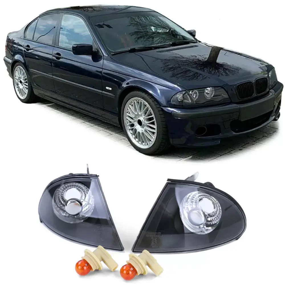 Indicatori Vetro Trasparente Fumo Nero Anteriore BMW Serie 3 E46 98-01