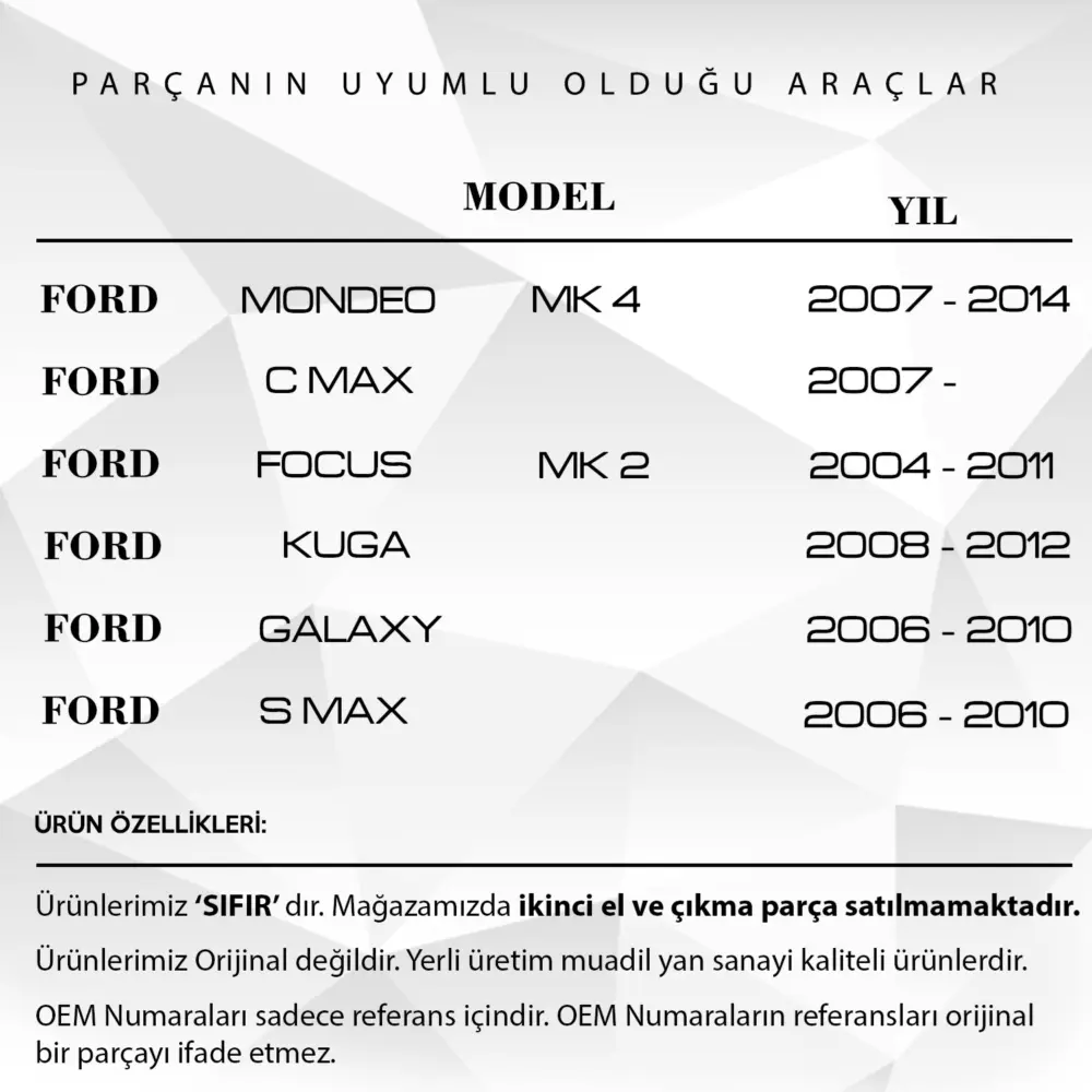 Ingranaggio Motore Riparazione per Range Rover Evoque, Volvo S40 V50