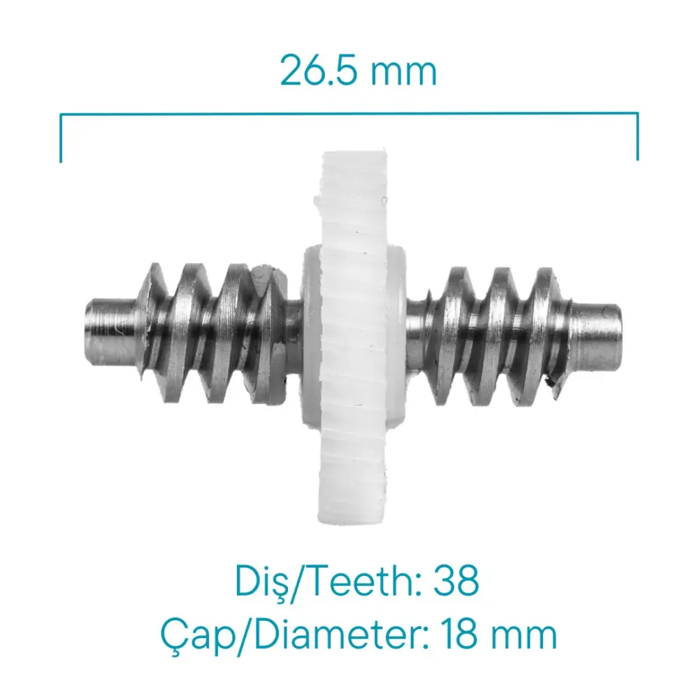 Ingranaggio Motore Specchio Laterale 38 Denti per Volvo S40 S60