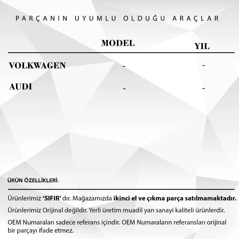 Ingranaggio Motore Tendina Posteriore per Audi Volkswagen