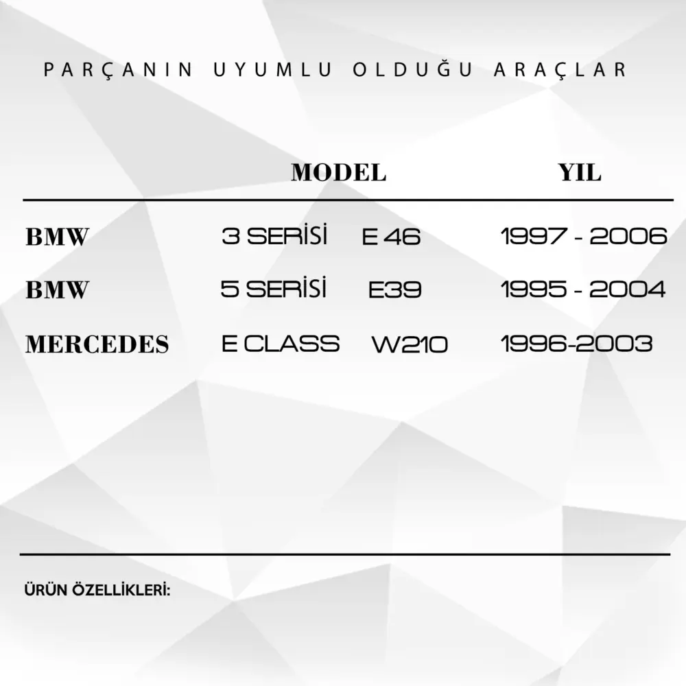 Ingranaggio Motore Tendina Posteriore per Mercedes Classe E W124