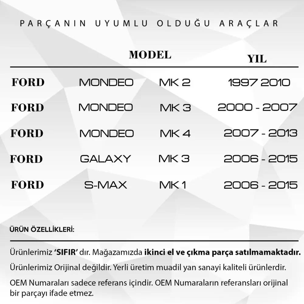 Ingranaggio per Ford Mondeo, Galaxy, S-Max, Jaguar S-Type, X-Type
