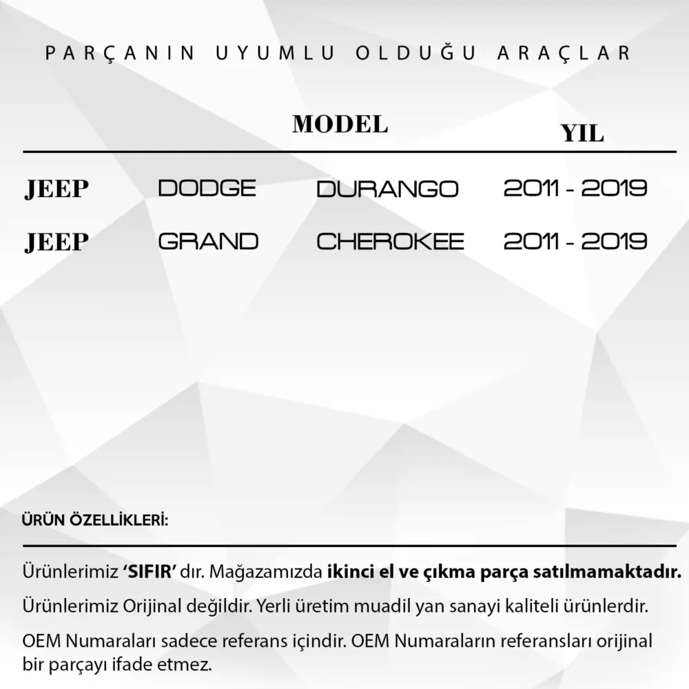 Ingranaggio Riparazione Climatizzatore per Jeep Grand Cherokee, Dodge Durango