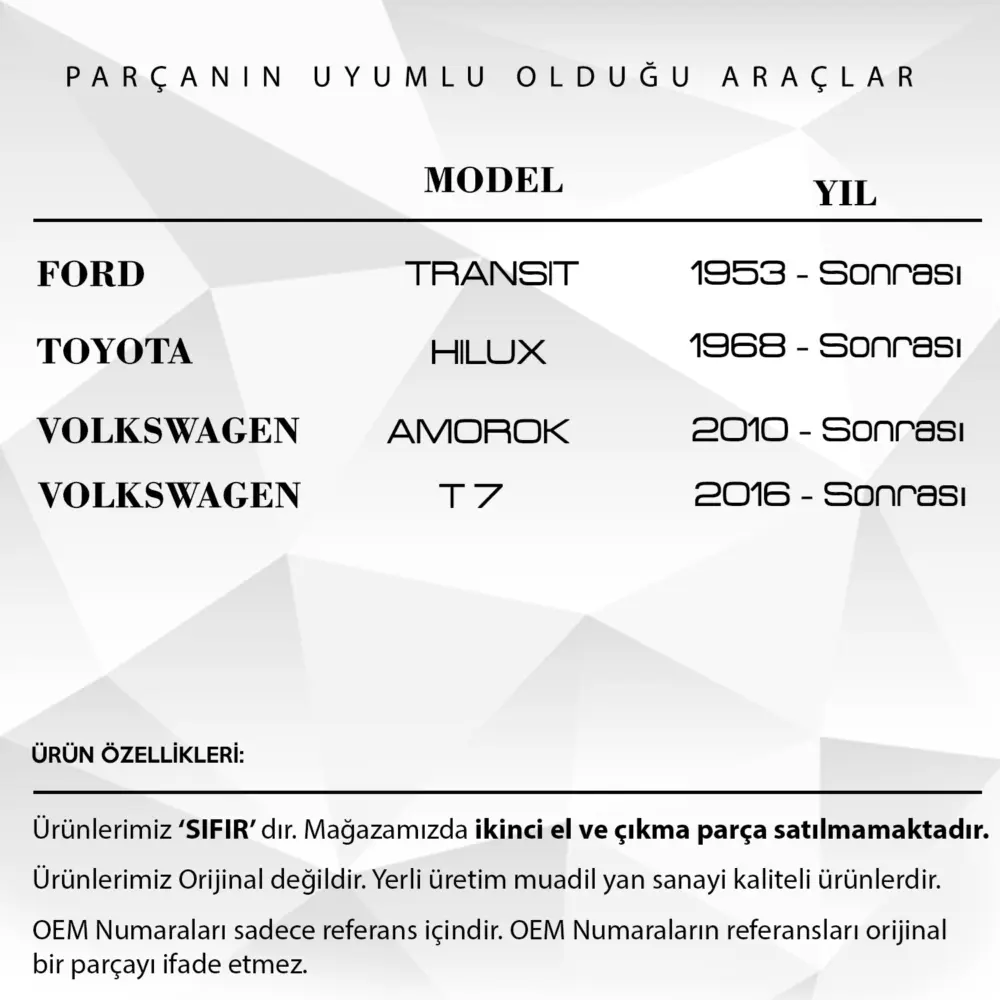 Ingranaggio Specchio Elettrico per Toyota Hilux, VW Amarok T7