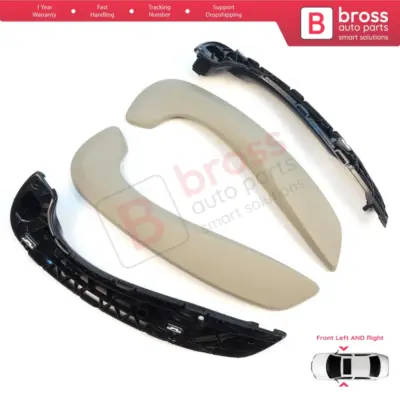 Inserto Maniglia Interna Anteriore Beige Sinistro Destro per Renault Megane MK3